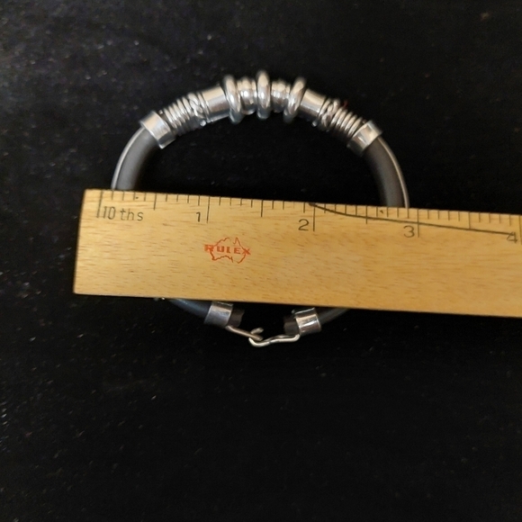 Steel Spacers Necklace and Bracelet Set - Picture 10 of 10